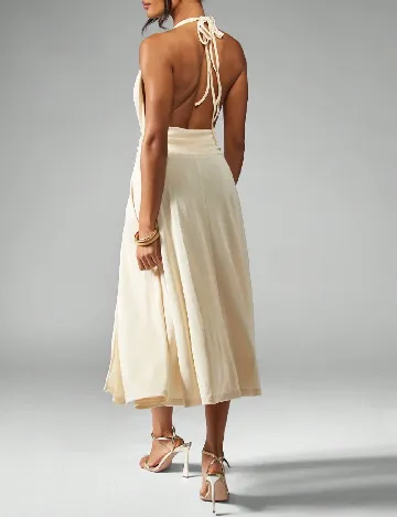 Rochie medie SHEIN, crem