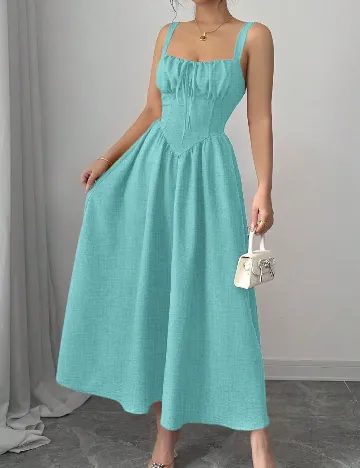 Rochie lunga SHEIN, turcoaz