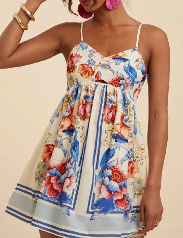 Rochie scurta SHEIN, mix culori
