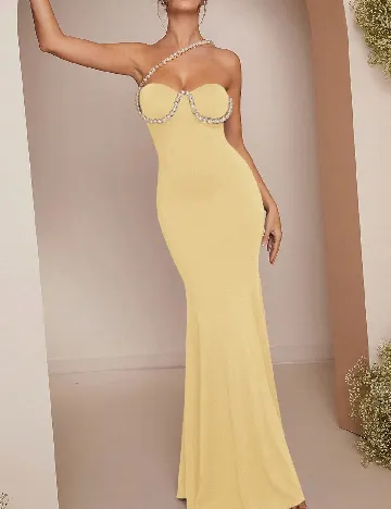 Rochie lunga L Amorae, galben