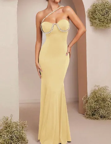 Rochie lunga L Amorae, galben