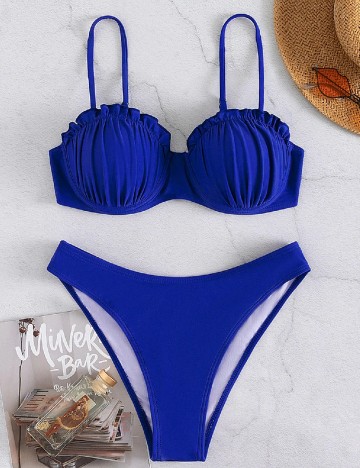 Costum de baie SHEIN, albastru