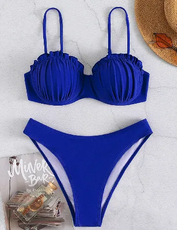 Costum de baie SHEIN, albastru