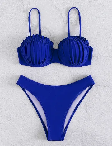 Costum de baie SHEIN, albastru
