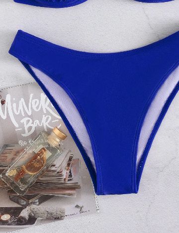 Costum de baie SHEIN, albastru
