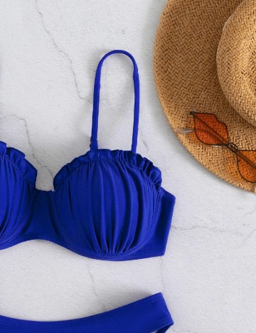 Costum de baie SHEIN, albastru