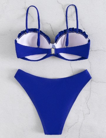 Costum de baie SHEIN, albastru