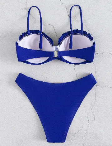 Costum de baie SHEIN, albastru