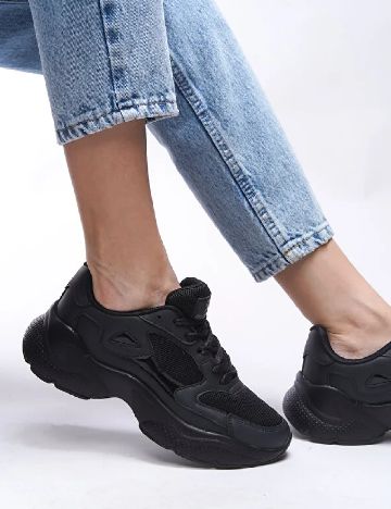 Adidasi Riccon, negru