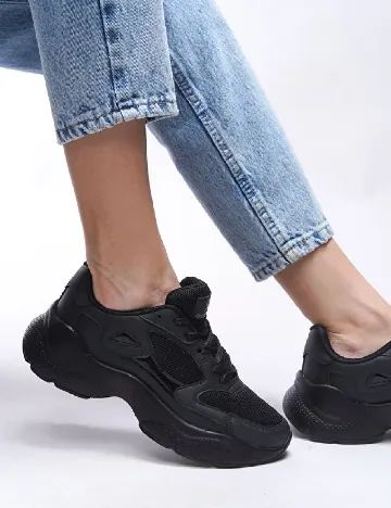 Adidasi Riccon, negru