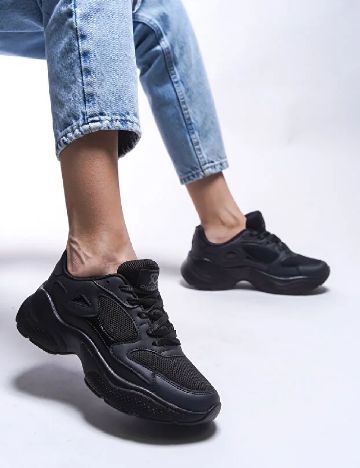 Adidasi Riccon, negru
