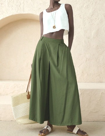 Pantaloni SHEIN, verde