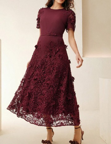 Rochie lunga Anewsta, visiniu