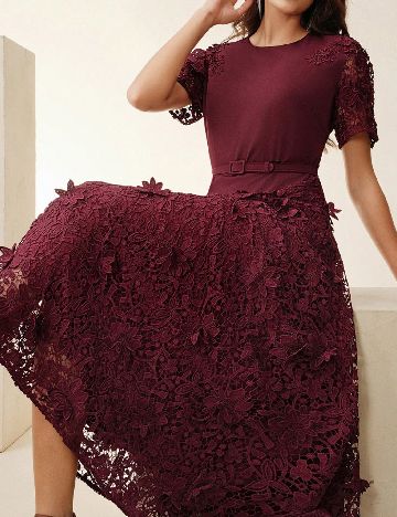 Rochie lunga Anewsta, visiniu