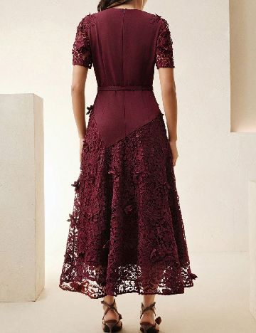 Rochie lunga Anewsta, visiniu