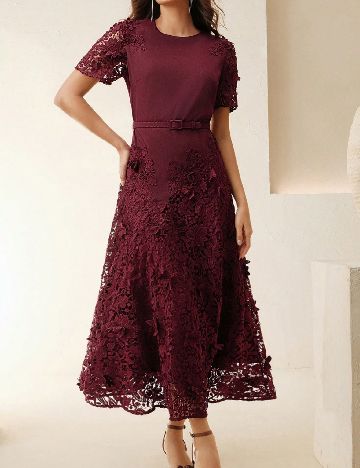 Rochie lunga Anewsta, visiniu