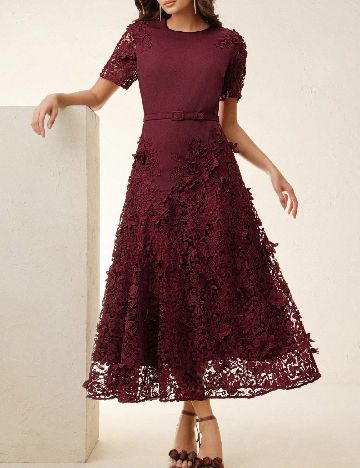 Rochie lunga Anewsta, visiniu