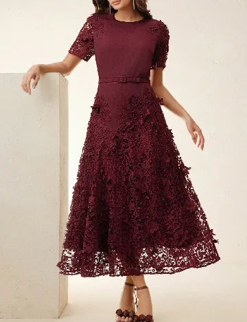 Rochie lunga Anewsta, visiniu