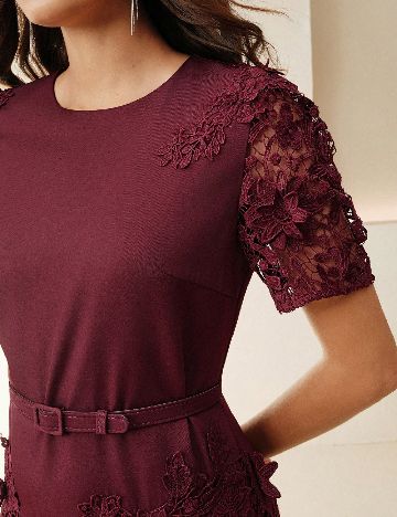 Rochie lunga Anewsta, visiniu
