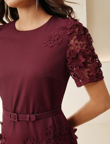 Rochie lunga Anewsta, visiniu