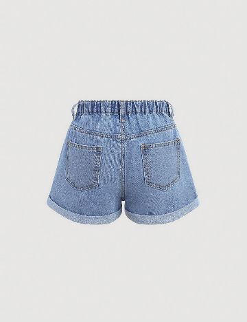 Pantaloni scurti Shein Kids, albastru