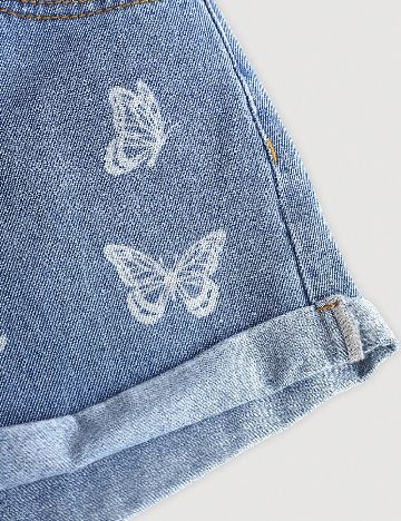 Pantaloni scurti Shein Kids, albastru
