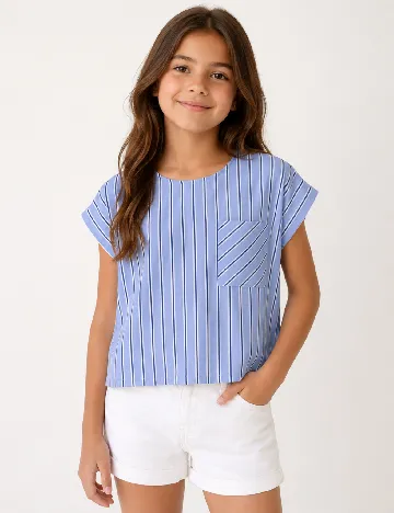 Tricou Zara, albastru