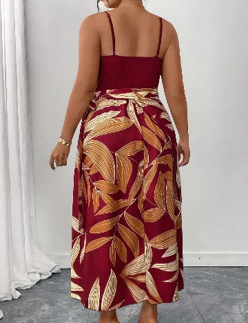 Rochie medie SHEIN CURVE, rosu
