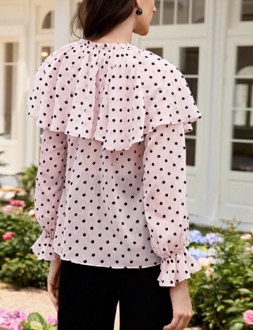Bluza SHEIN, roz/negru
