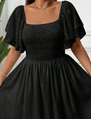 Rochie medie SHEIN CURVE, negru