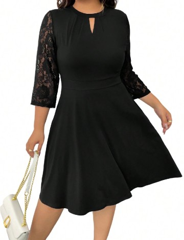 Rochie scurta SHEIN CURVE, negru