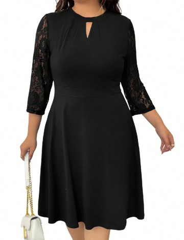 Rochie scurta SHEIN CURVE, negru