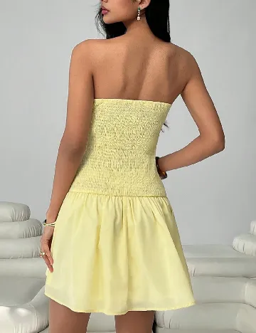 Rochie scurta SHEIN, galben