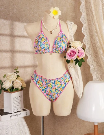 Costum de baie SHEIN, mix culori