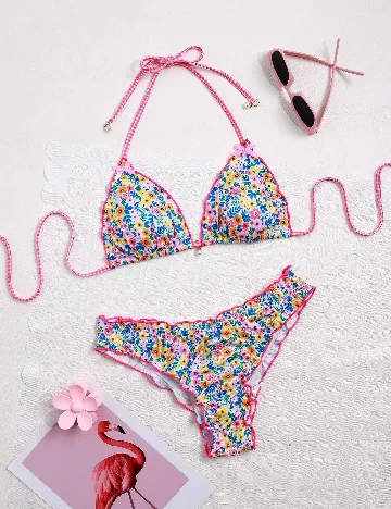 Costum de baie SHEIN, mix culori