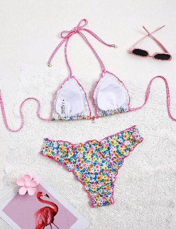 Costum de baie SHEIN, mix culori