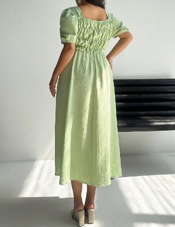 Rochie medie SHEIN CURVE, verde
