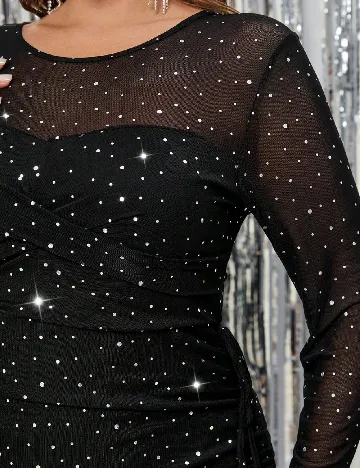 Rochie medie SHEIN CURVE, negru