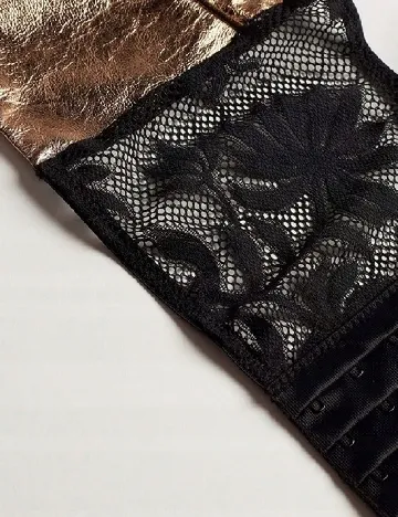 Top Intimissimi, negru/auriu