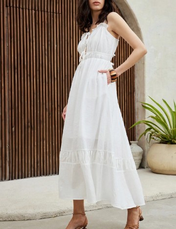 Rochie medie SHEIN, alb