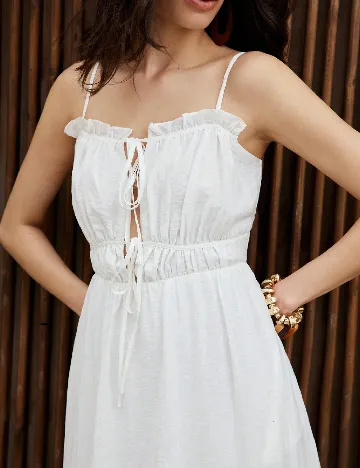 Rochie medie SHEIN, alb