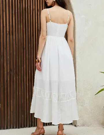 Rochie medie SHEIN, alb