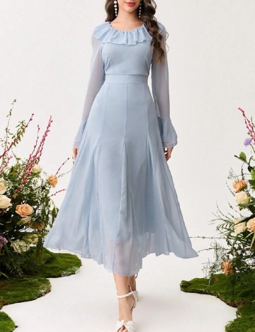 Rochie medie SHEIN, albastru