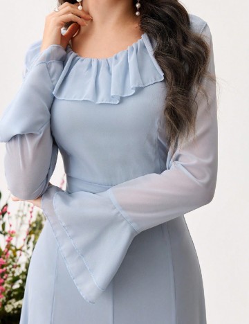 Rochie medie SHEIN, albastru