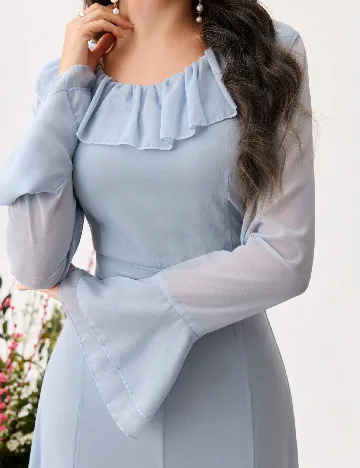 Rochie medie SHEIN, albastru