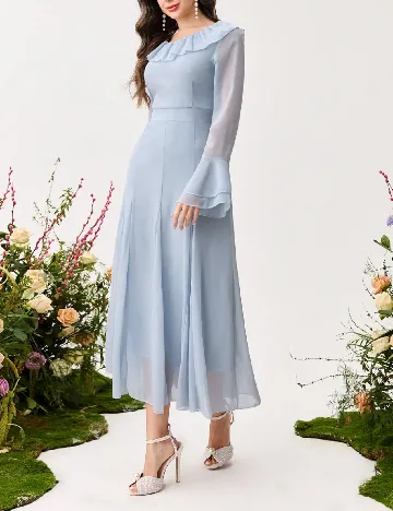 Rochie medie SHEIN, albastru