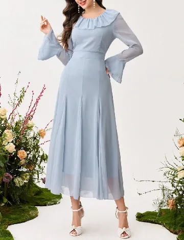 Rochie medie SHEIN, albastru