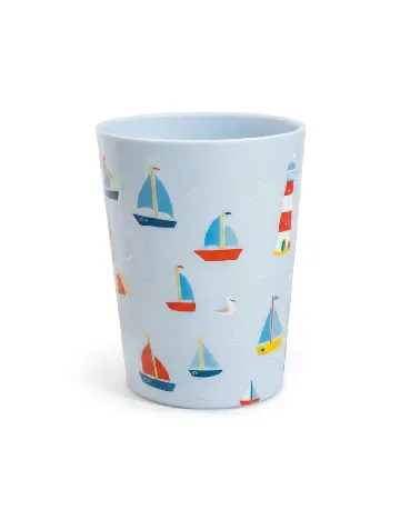 Pahar de plastic, 350 ml Schou, albastru
