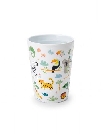 Pahar de plastic, 350 ml Schou, alb