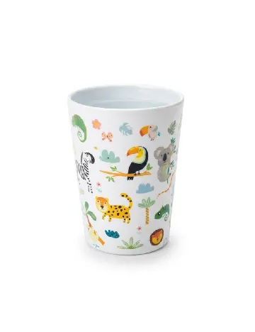 Pahar de plastic, 350 ml Schou, alb